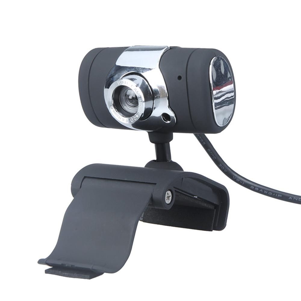 USB 2.0 50.0M HD Webcam Camera Web Cam with Microphone MIC for Computer PC Laptop Black