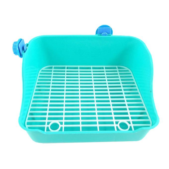 Rabbit Toilet Litter Pan  Small Pet Indoor Bowl Pet Supply Green