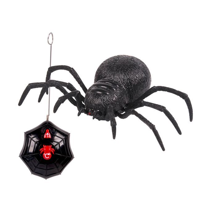 Remote Control Scary Creepy Soft Plush Spider Infrared RC Tarantula