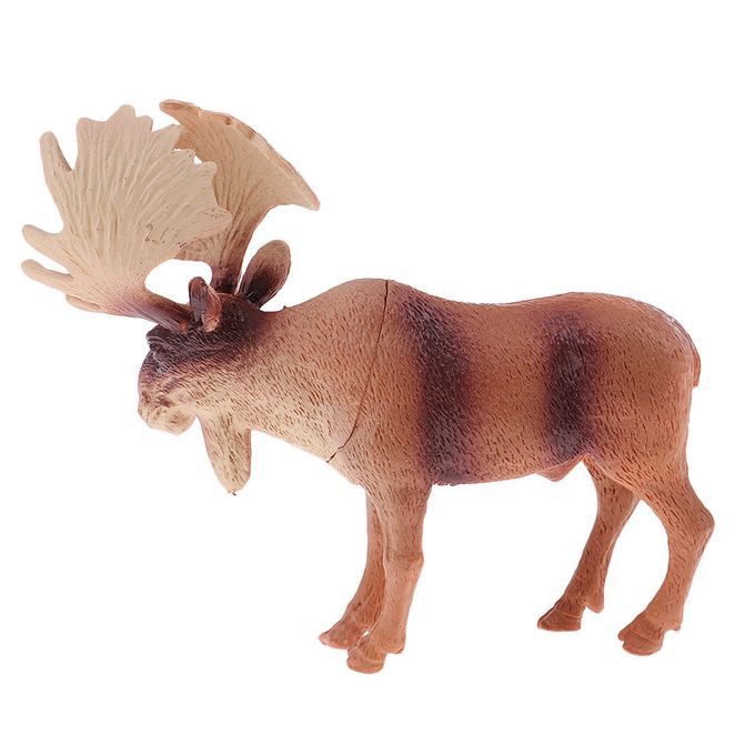 Lifelike Animals Figure Moose Elk Animals Model Simulation Wild Animal
