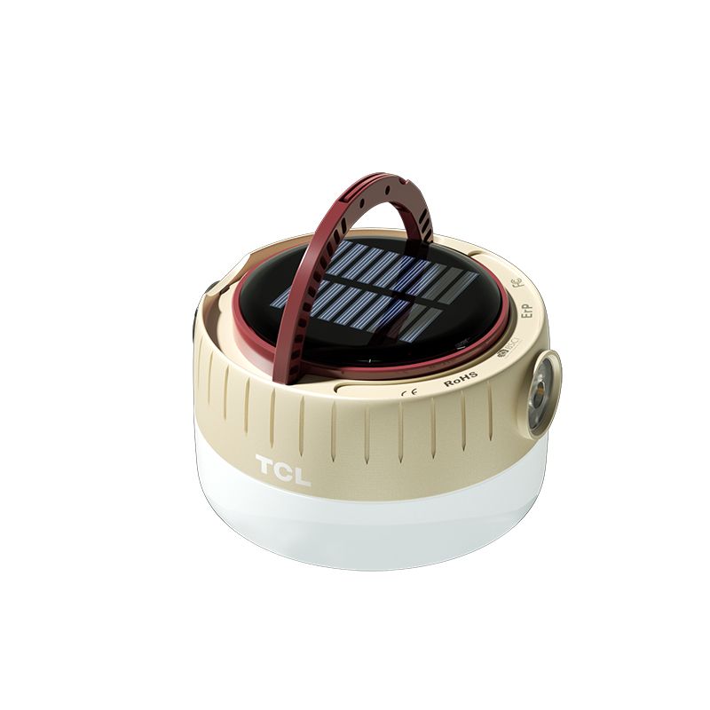 TCL Solar Outdoor Camping Lights Warm Light Super Bright Strong Light Portable Campsite Lamp Rechargeable Camp Ambience Light