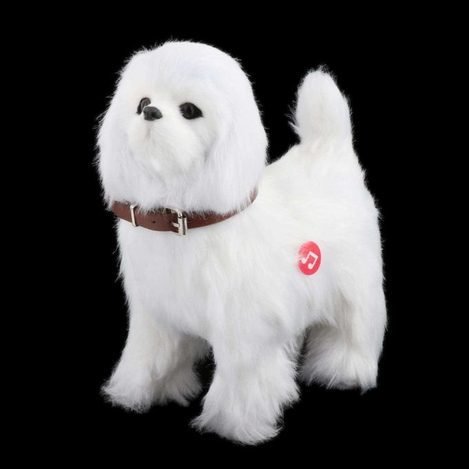 Soft Electronic Pet Battery Operated Interactive Puppy Toy For Poodle
