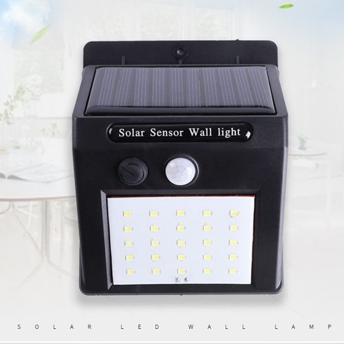 Solar Power PIR Motion Sensor Garden Wall Light 30 LED