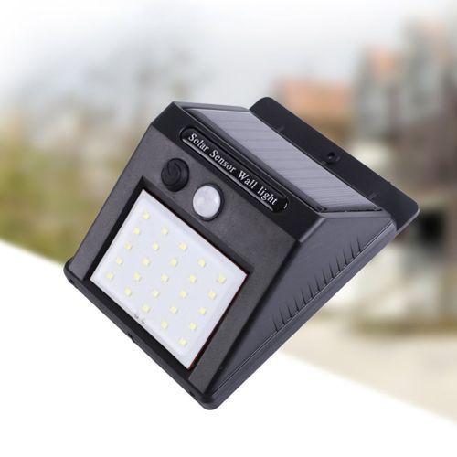 Solar Power PIR Motion Sensor Garden Wall Light 30 LED