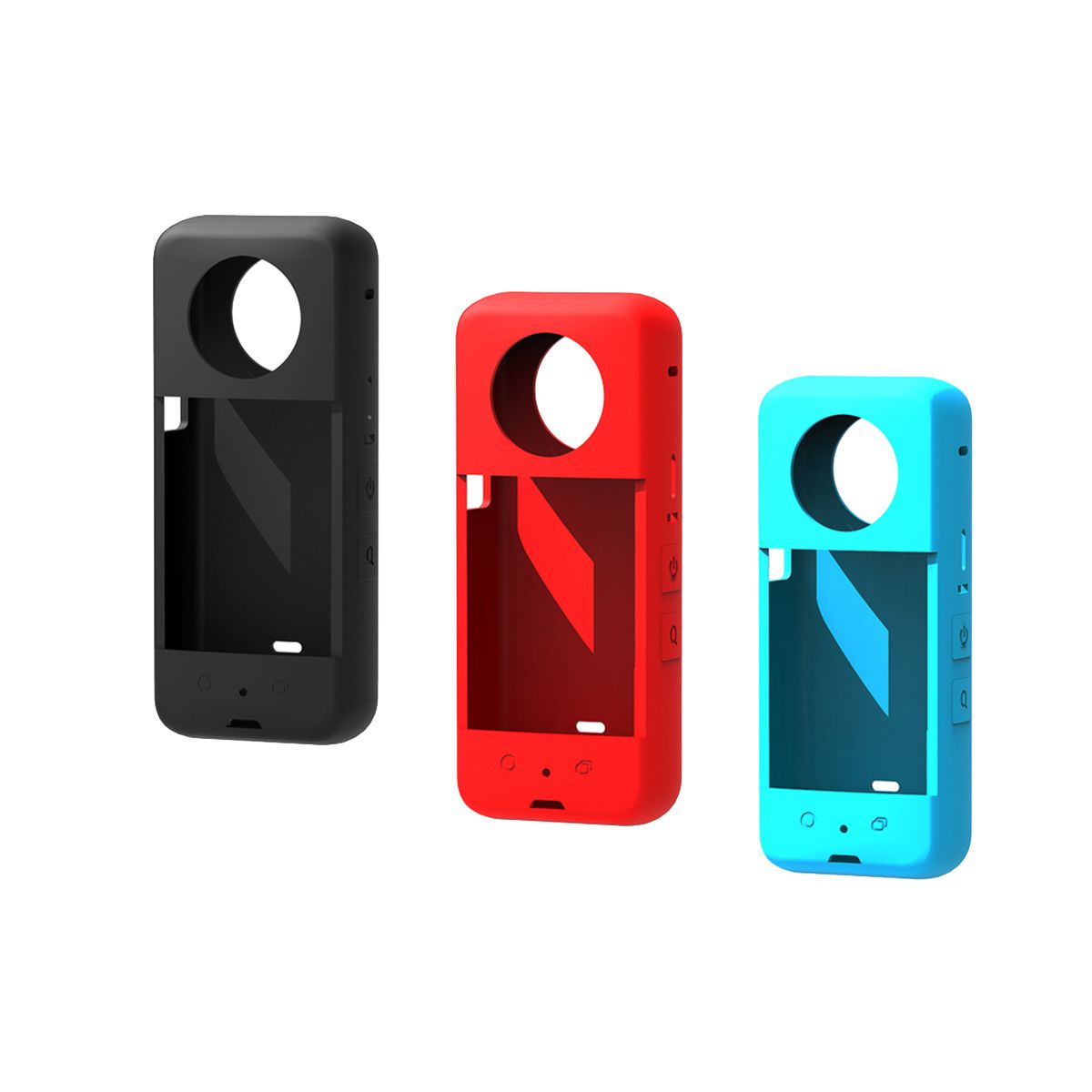 Action Camera Protective Shell Waterproof Camera Protective Case Panoramic Camera Protector for X3-Black