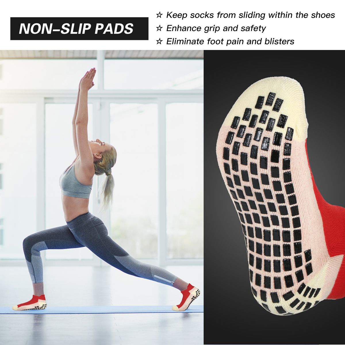 Breathable Soccer Socks Anti-slip Athletic Ankle Socks
