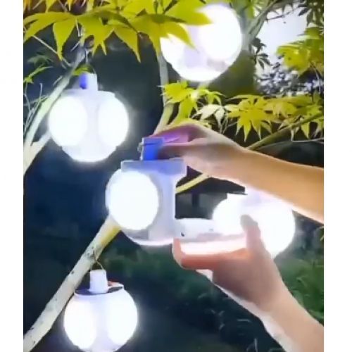 Foldable Rechargeable And Solar Portable Bulb