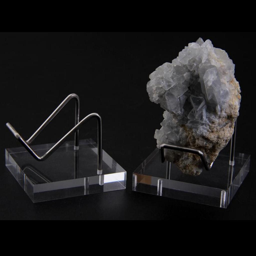 Display Stand Mineral Rock Crystal Ball Agate Acrylic Stand 10pcs