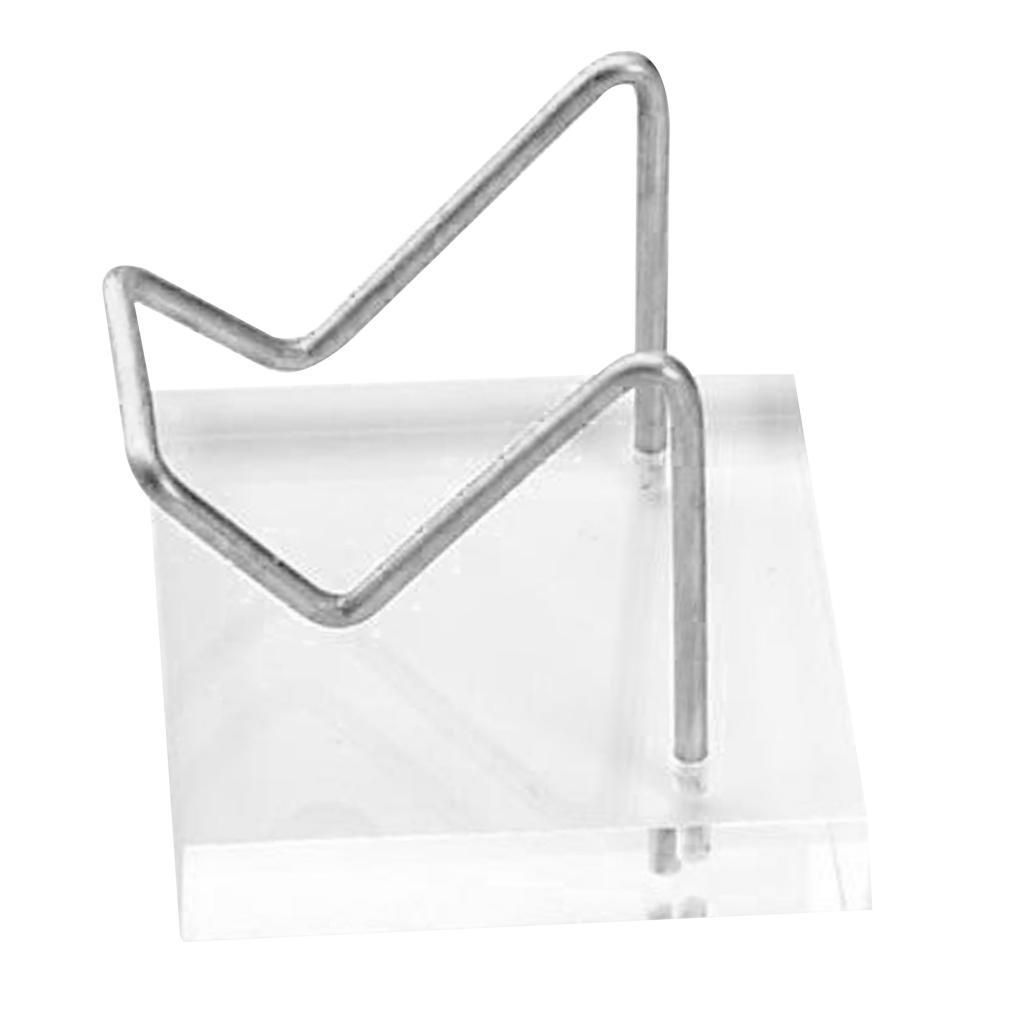 Display Stand Mineral Rock Crystal Ball Agate Acrylic Stand 10pcs