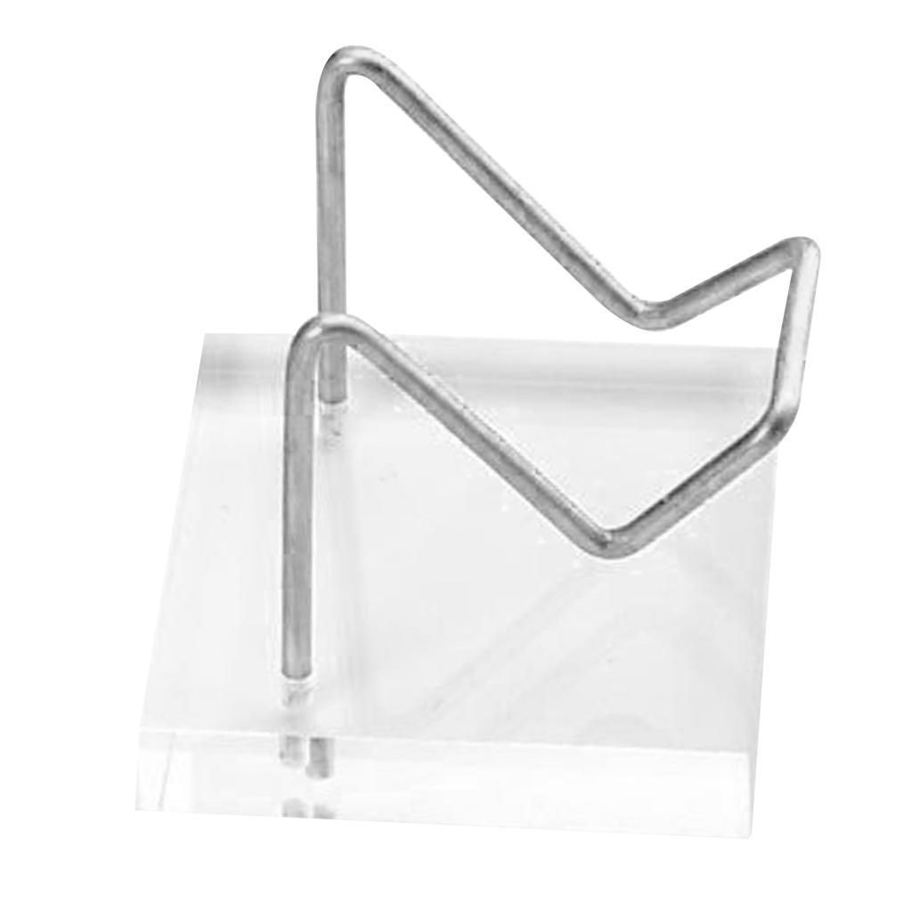 Display Stand Mineral Rock Crystal Ball Agate Acrylic Stand 10pcs
