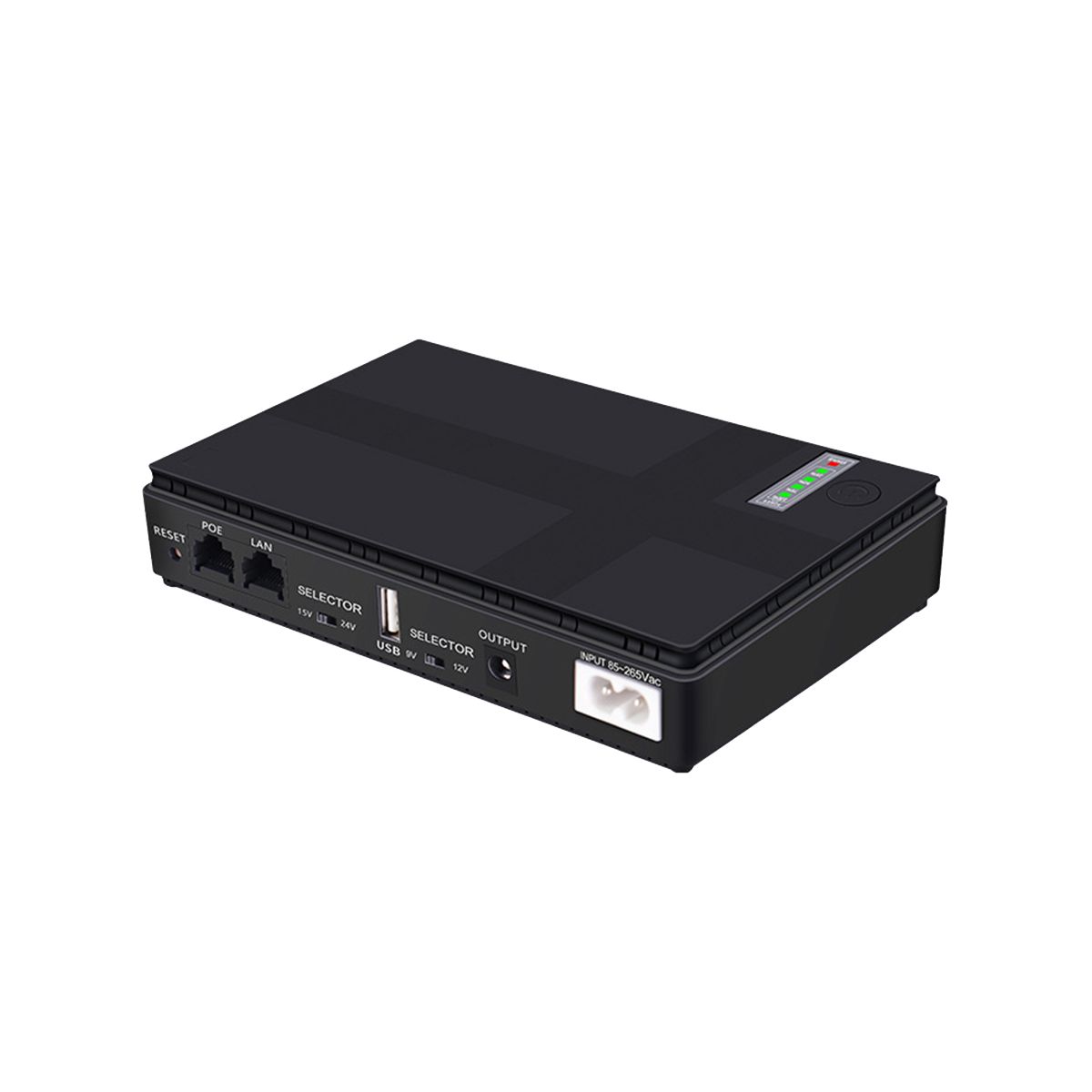 9V 12V Uninterruptible Power Supply Mini UPS USB POE 10400MAh Battery for WiFi Router CCTVUS Plug