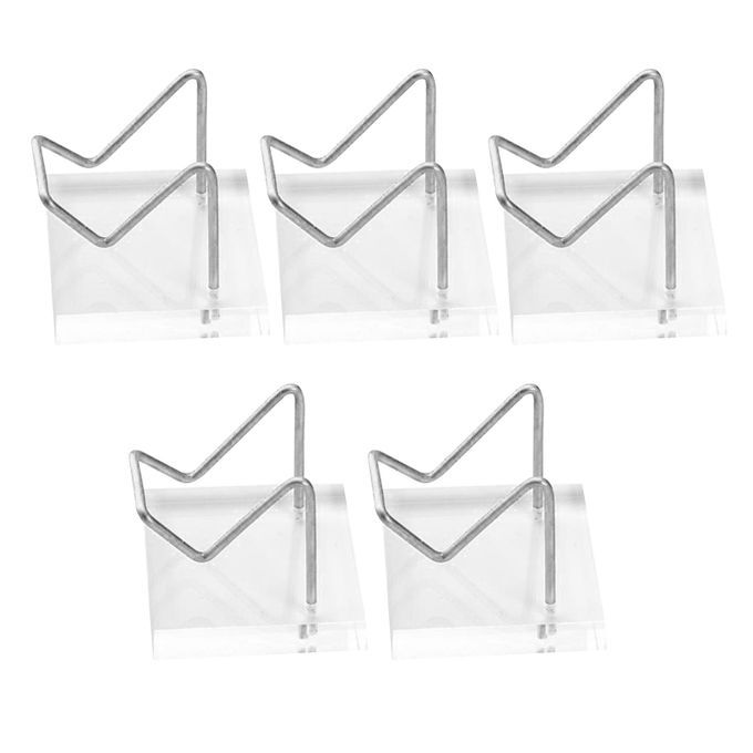 Display Stand Mineral Rock Crystal Ball Agate Acrylic Stand 5pcs