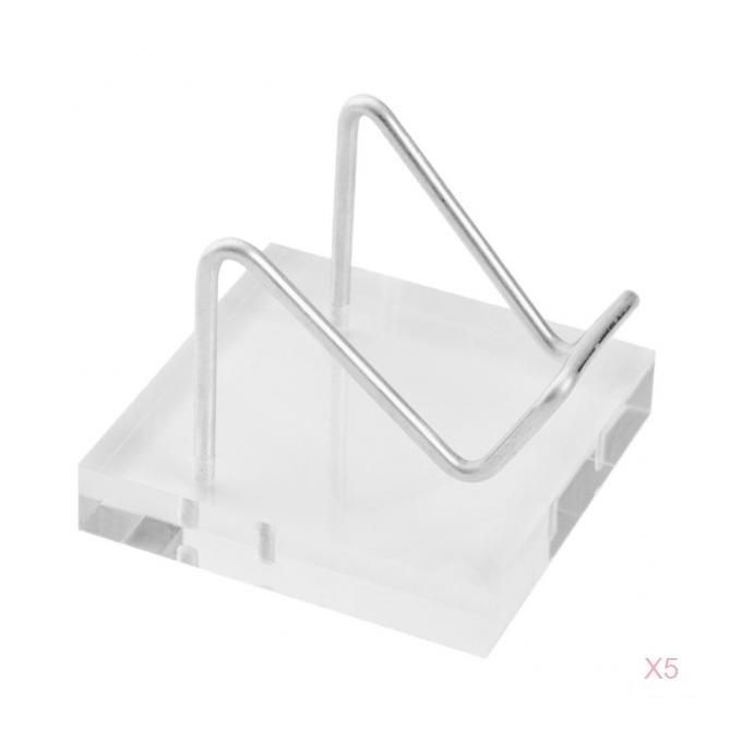 Display Stand Mineral Rock Crystal Ball Agate Acrylic Stand 5pcs