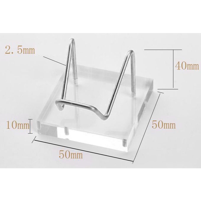 Display Stand Mineral Rock Crystal Ball Agate Acrylic Stand 5pcs