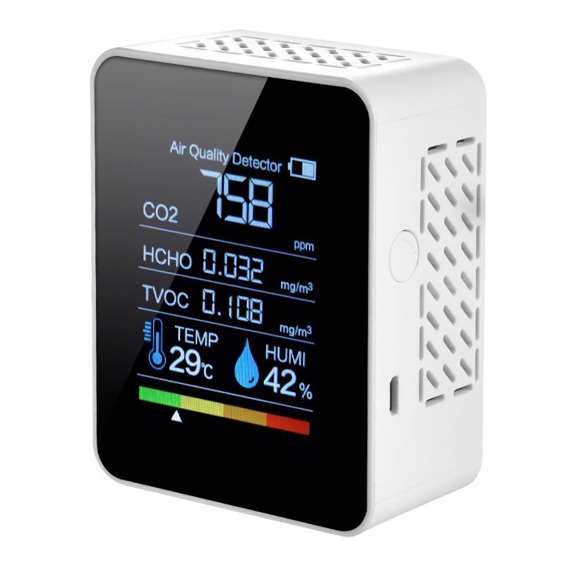 TVOC1 CO2 Air Quality Formaldehyde Carbon Dioxide Detector 5 In 1 Semiconductor