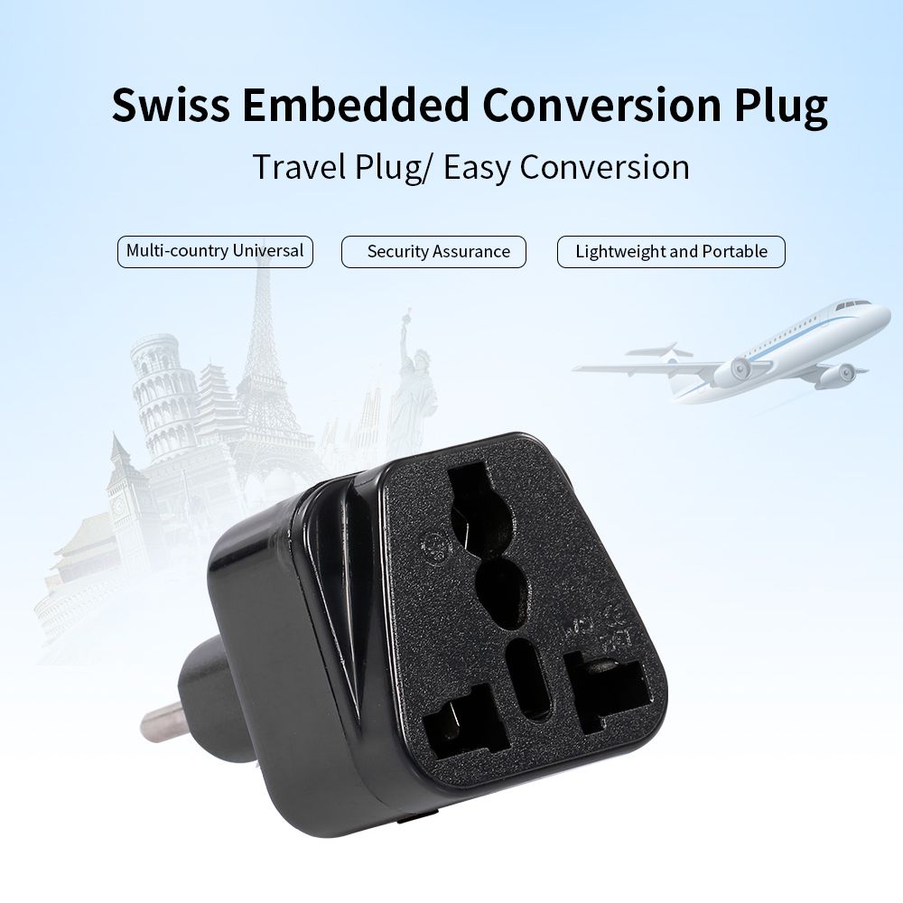 High Quality Swiss Embedded Conversion Plug 5-hole Adaptor