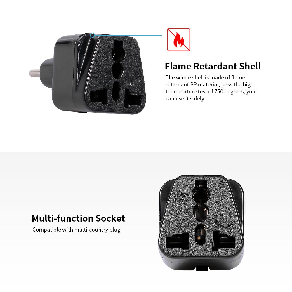 High Quality Swiss Embedded Conversion Plug 5-hole Adaptor