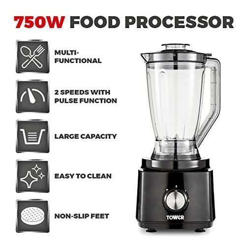 Food Processor &  Blender With 2L Mixing Bowl And 1.8L Jug