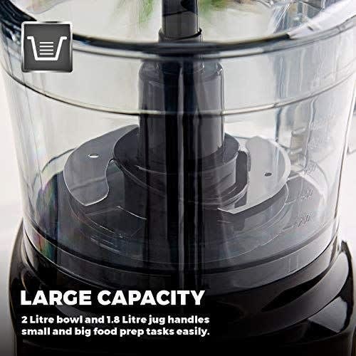 Food Processor &  Blender With 2L Mixing Bowl And 1.8L Jug
