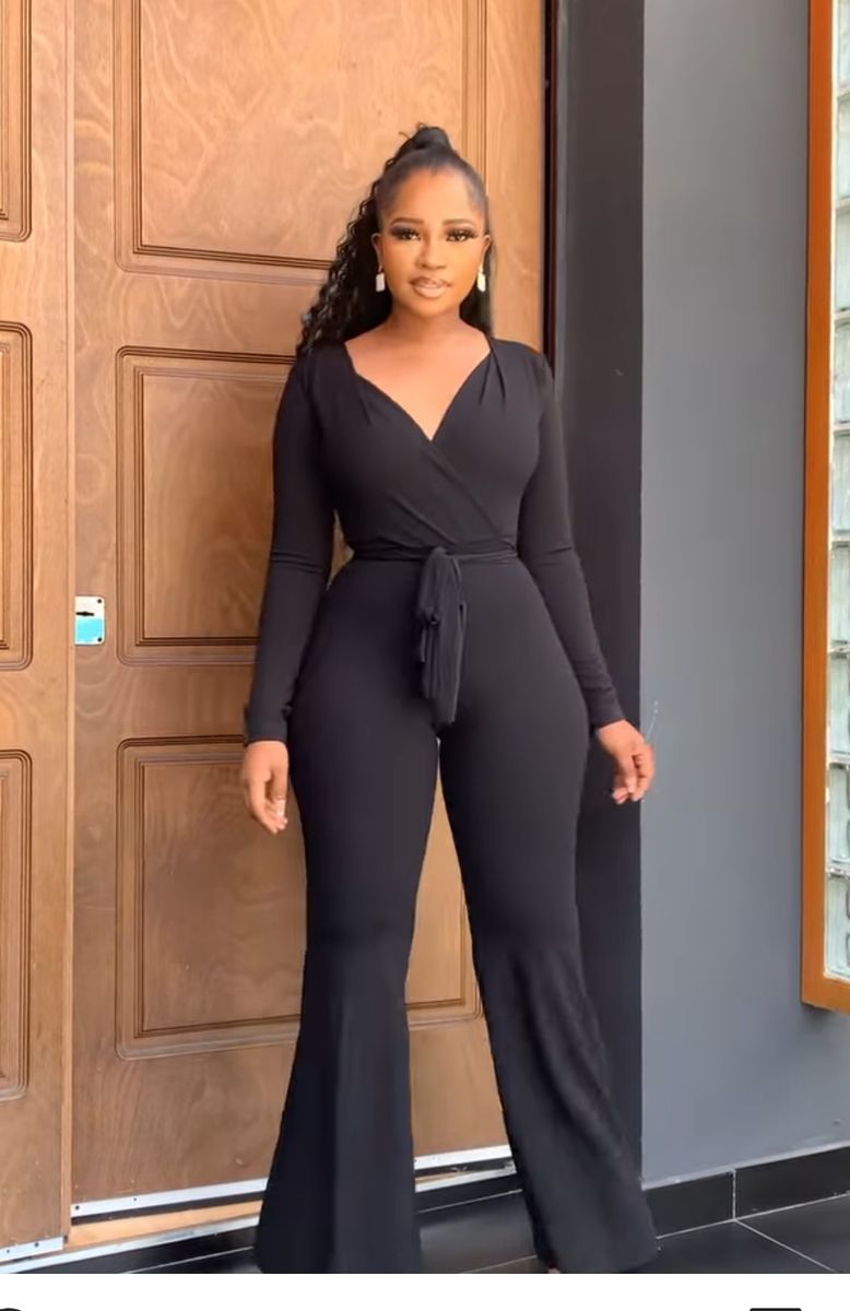 Nora Sexy Black  Jump Suit