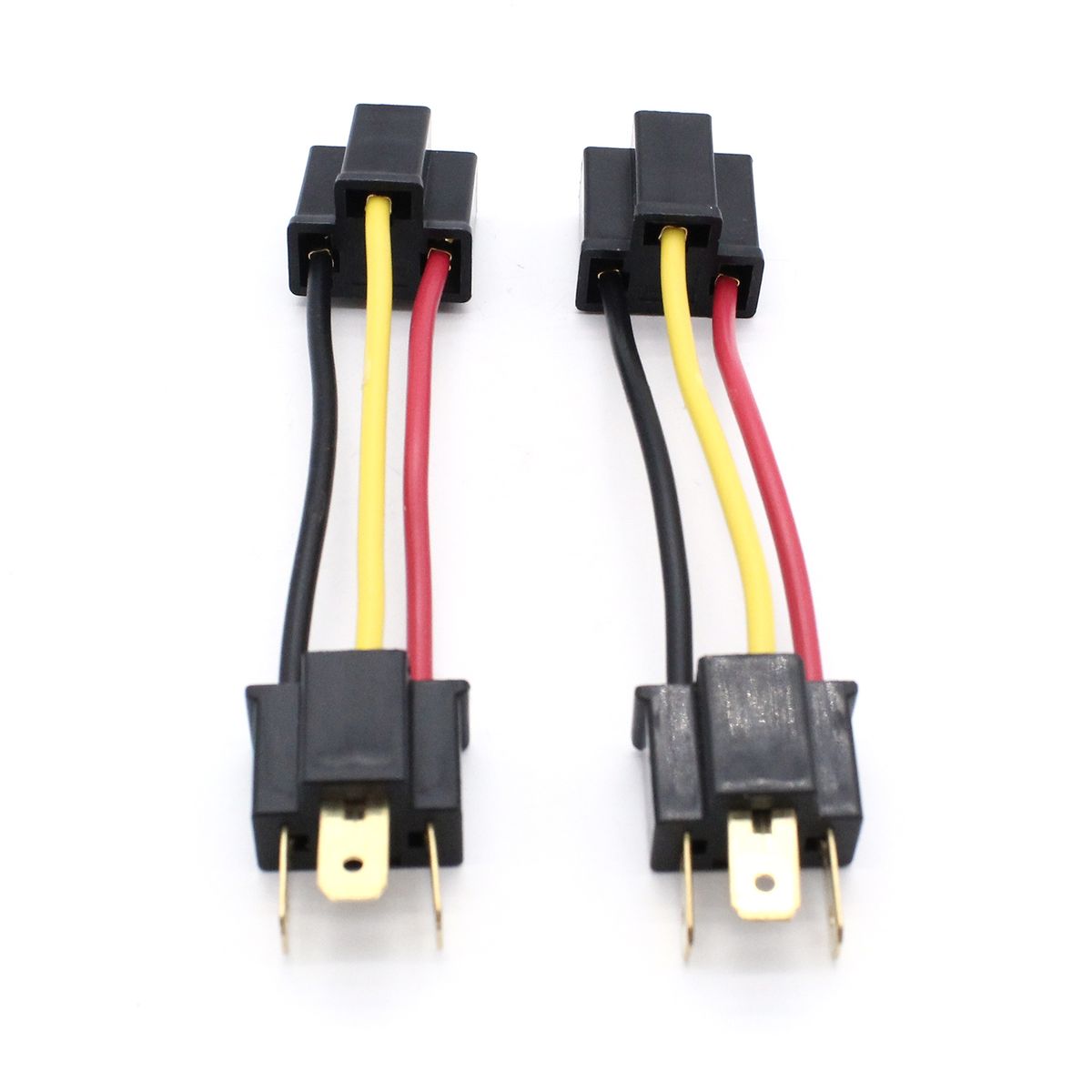 2pc H4/9003/HB2 Headlight Socket Converter For H4652 H4656