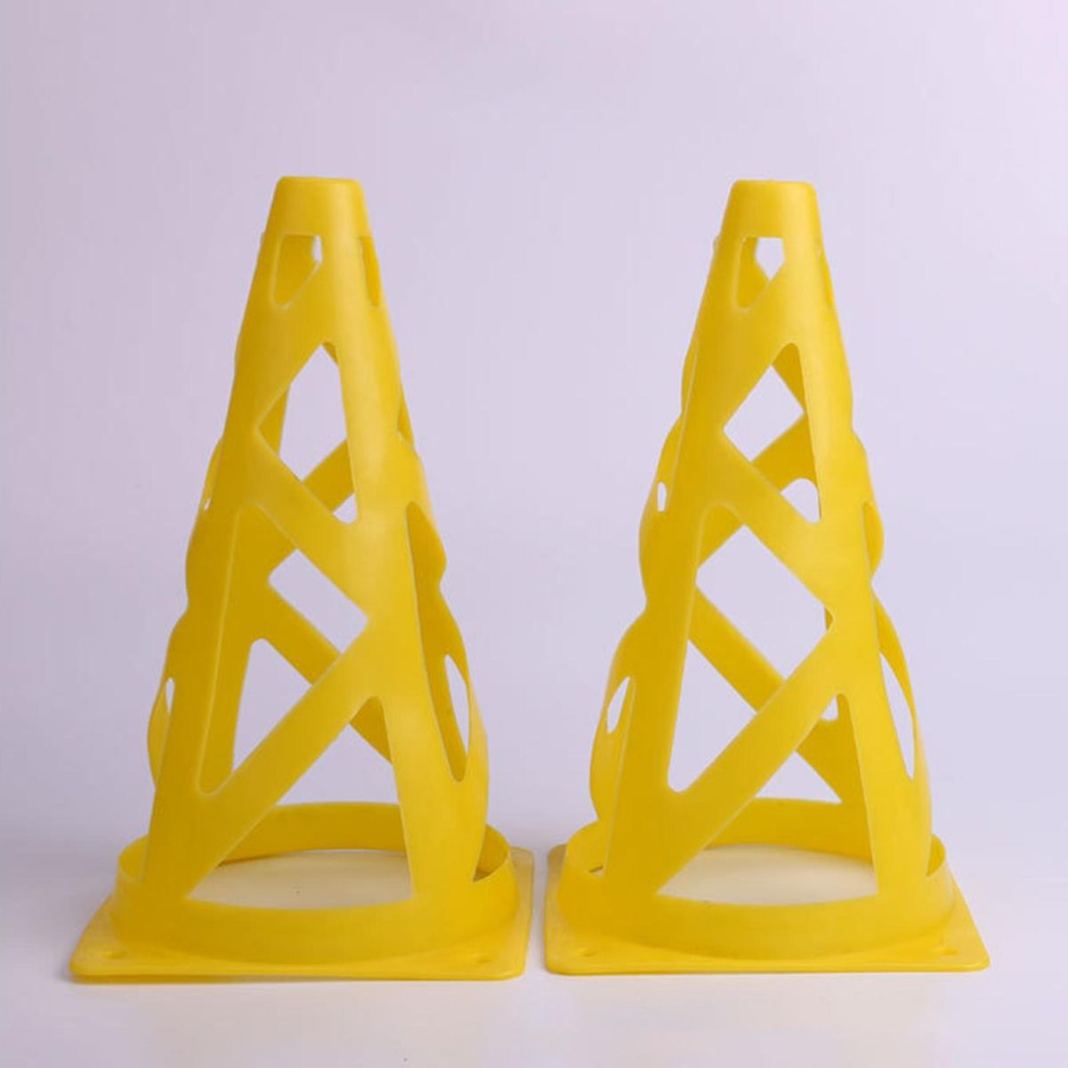 Training Cone Smooth Edge 23cm Soccer Barrier Cone Yellow