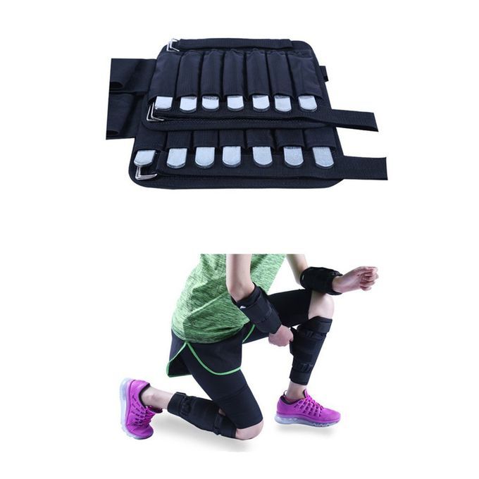 Adjustable Arm/Ankle Legging Training Equipment Weight Sandbag Weight Training-black-15-20kg