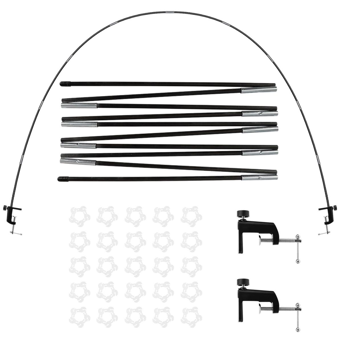 Balloon Arch Frame Party Perfection Balloon Arch Kit for Birthdays Black
