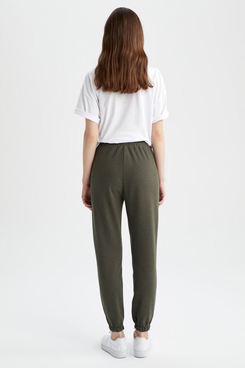 Woman Young Knitted Trousers - Khaki