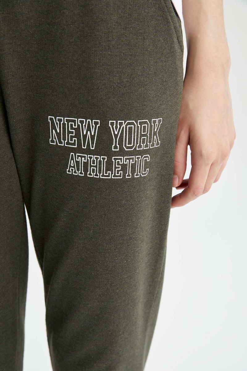 Woman Young Knitted Trousers - Khaki