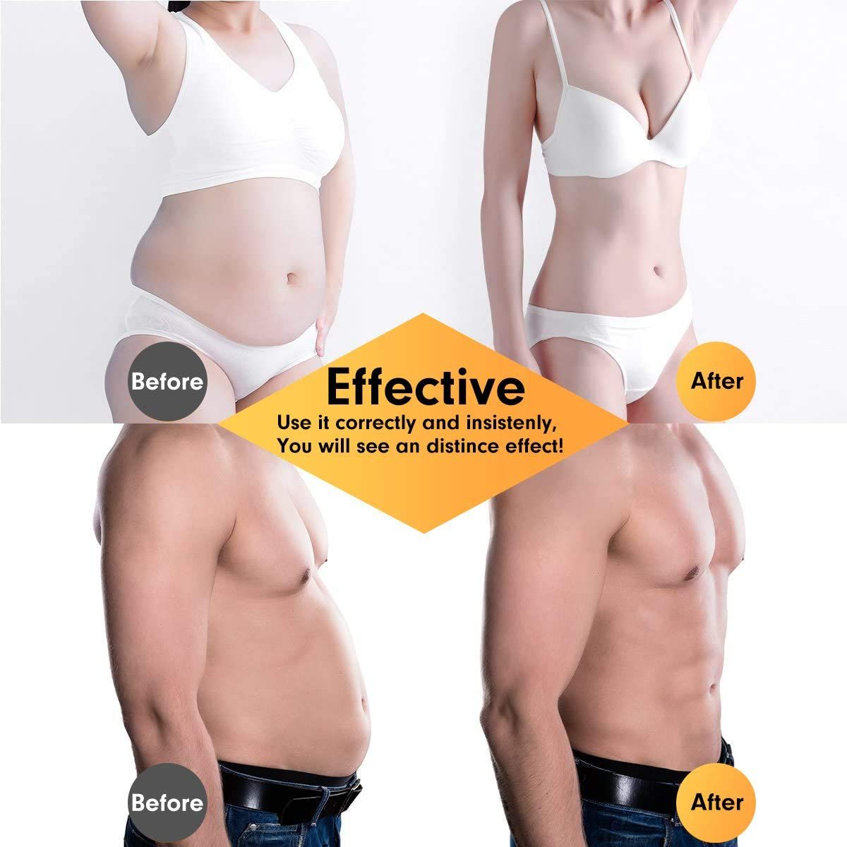 Muscle Stimulation Belt Vibration ABS Stimulator Abdominal Trainer Exerciser