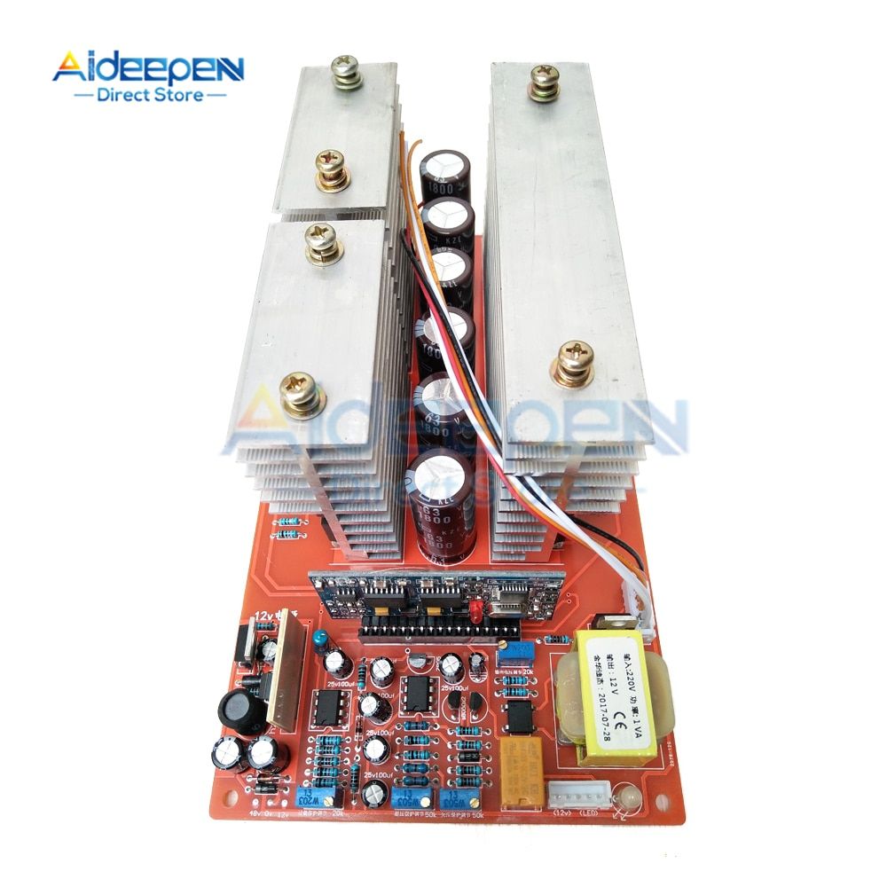 DC 12V 24V 36V 48V 60V To AC 220V 1500W 3000W 4500W 5500W 6000W Pure Sine Wave Inverter Power Frequency Converter Board