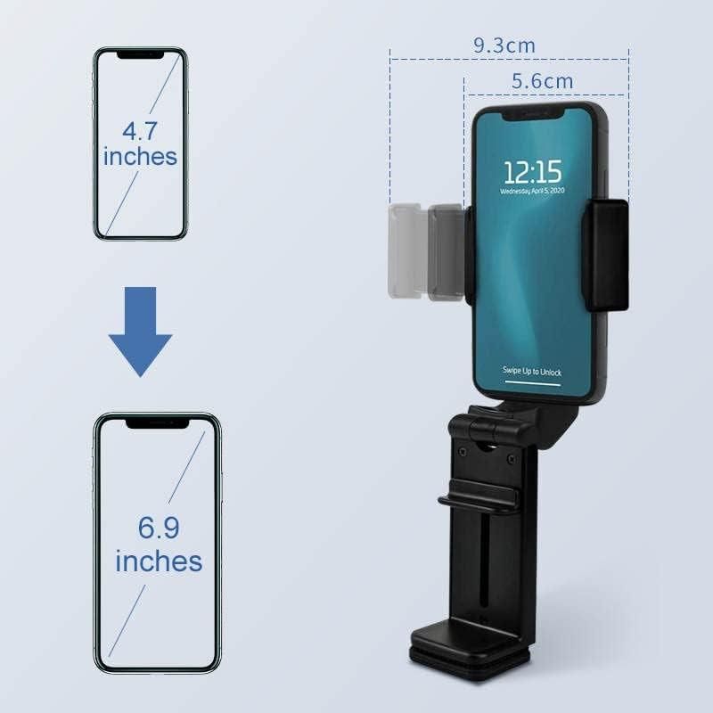 Airplane Phone Holder Clip Portable Travel Stand Desk Foldable Rotating