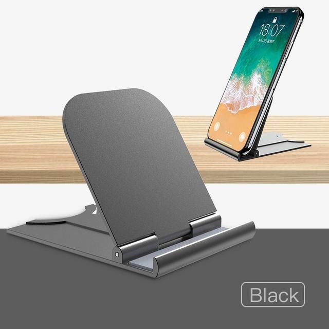 Airplane Phone Holder Clip Portable Travel Stand Desk Foldable Rotating
