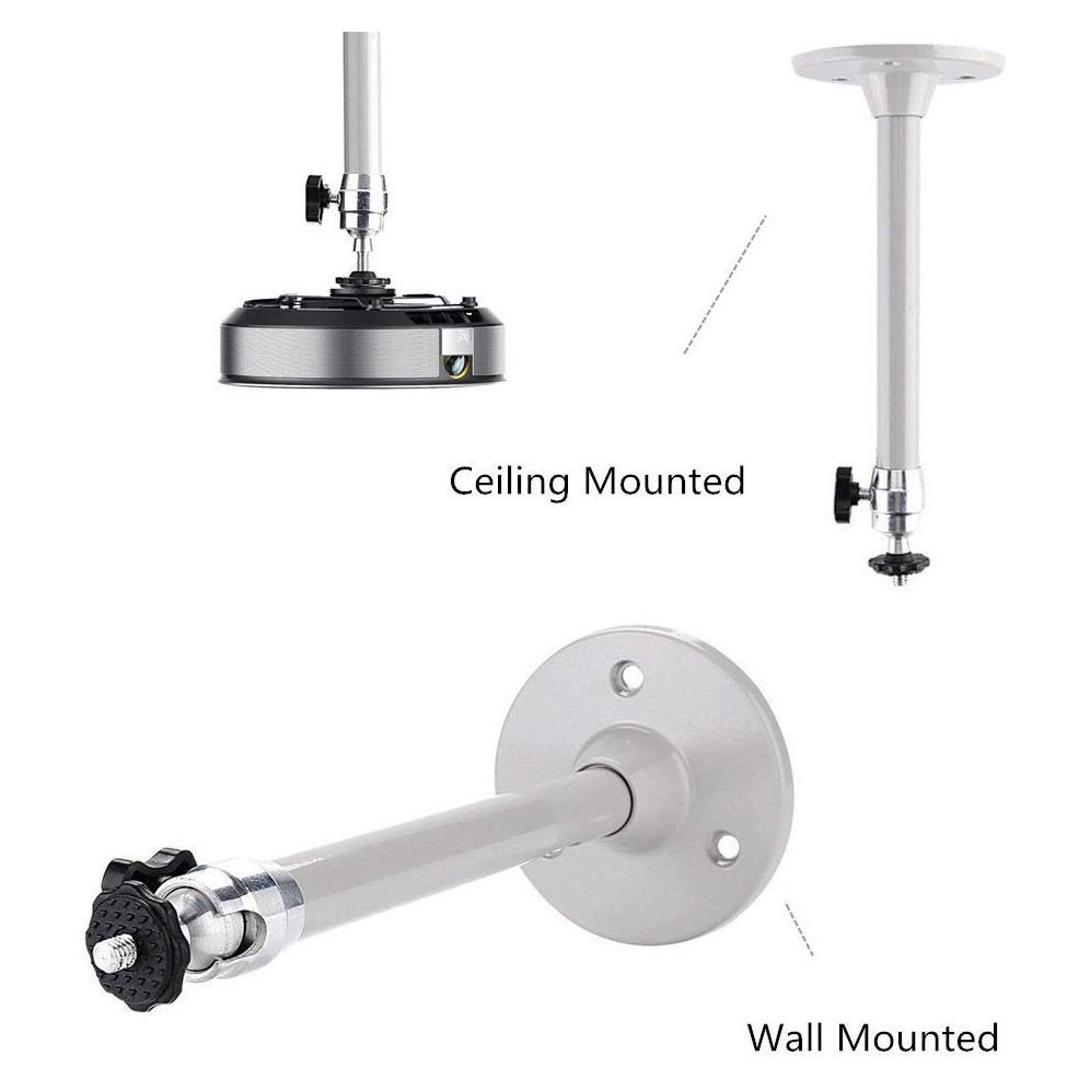 21.5cm Universal Aluminum Projector Bracket for Projector for Ceiling or Wall 5 Kg Capacity for Camera or Mini Projector