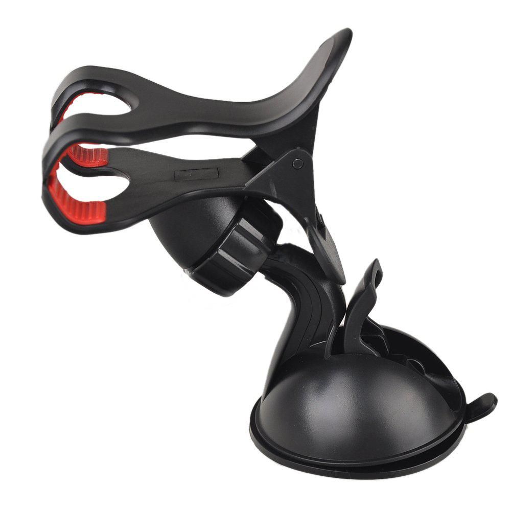 Black 360 Degree Rotating universal holder Car mount motor vehicle Phone Holder Mobile Phone Holder for iPhone 5 4S / 4 Samsung Galaxy S4 HTC Nokia BlackBerry smartphone all MP4 GPS Gert screen smaller than 5 inches