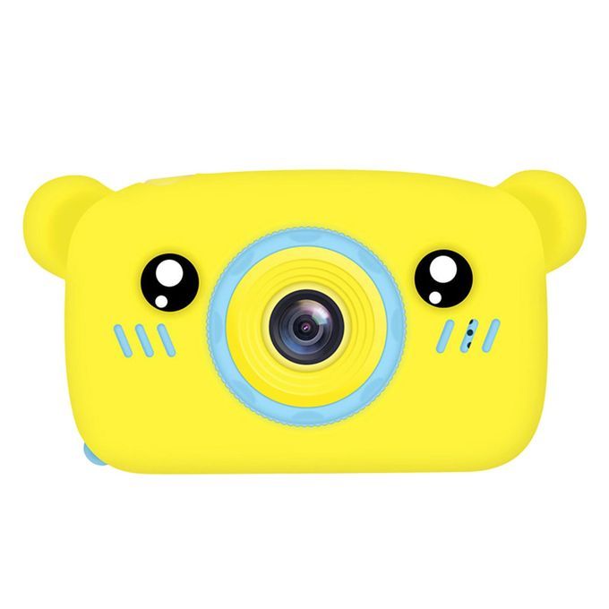 2.0'' Inch LCD 1080P 1200W Pixel Mini Children Digital Yellow Bear