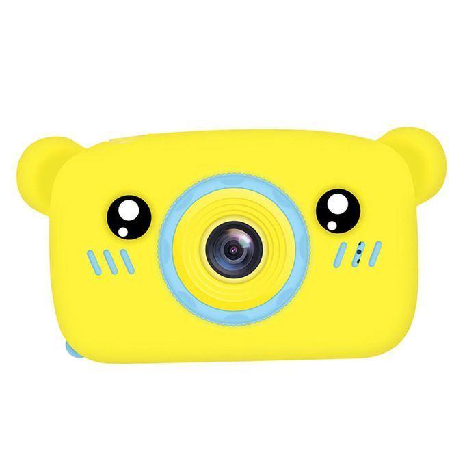 2.0'' Inch LCD 1080P 1200W Pixel Mini Children Digital Yellow Bear