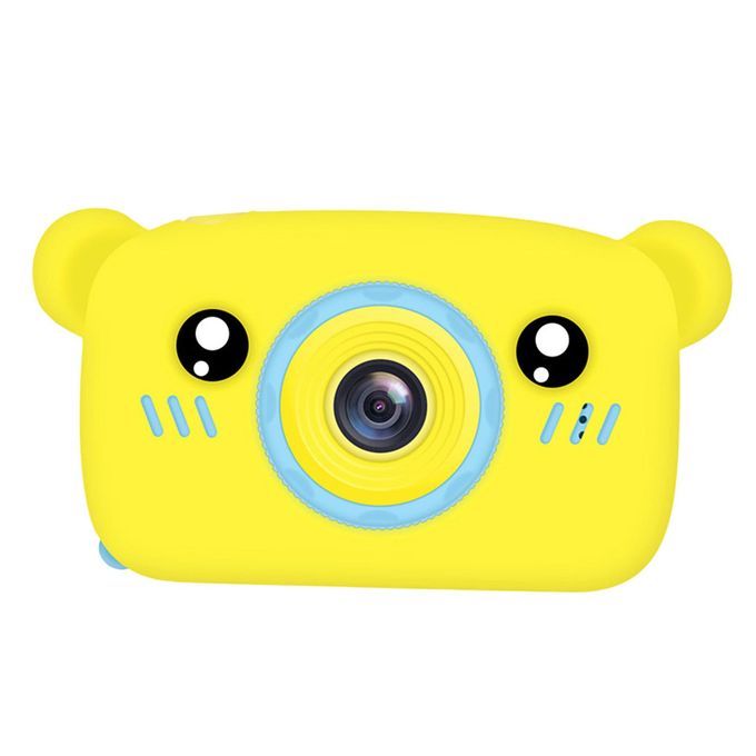 2.0'' Inch LCD 1080P 1200W Pixel Mini Children Digital Yellow Bear