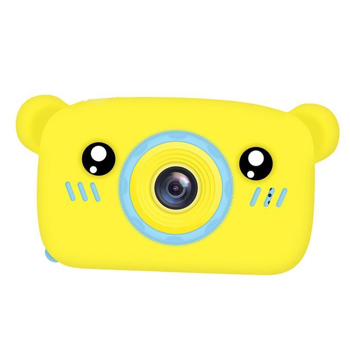 2.0'' Inch LCD 1080P 1200W Pixel Mini Children Digital Yellow Bear