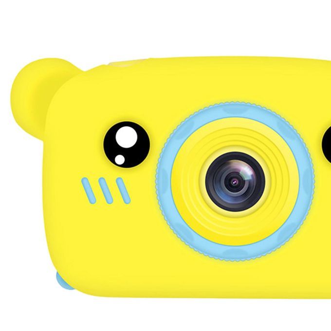 2.0'' Inch LCD 1080P 1200W Pixel Mini Children Digital Yellow Bear