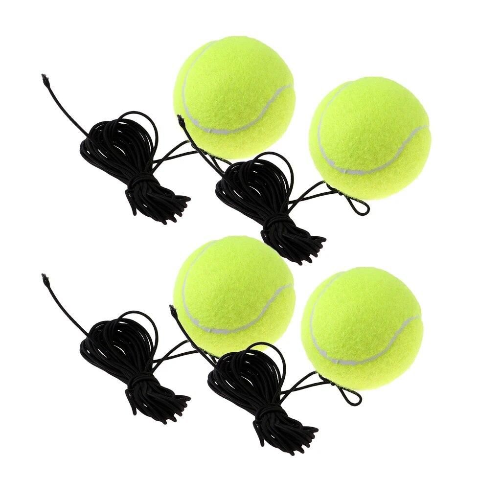4Pcs Rubber Tennis Exercise Balls Outdoor Practice Training Ball Tools