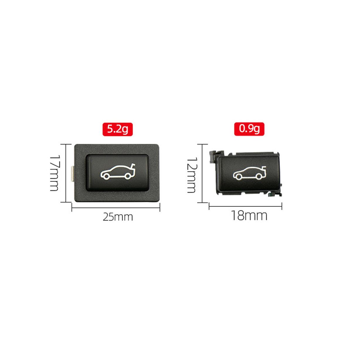 Tailgate Rear Trunk Switch Button Cover Replacement for BMW 1 2 3 4 5 6 7 X1 X3 X4 Z4 Series E60 E70 E90 F20 F22 F30 F36 F10 F01 F25 E84 E89