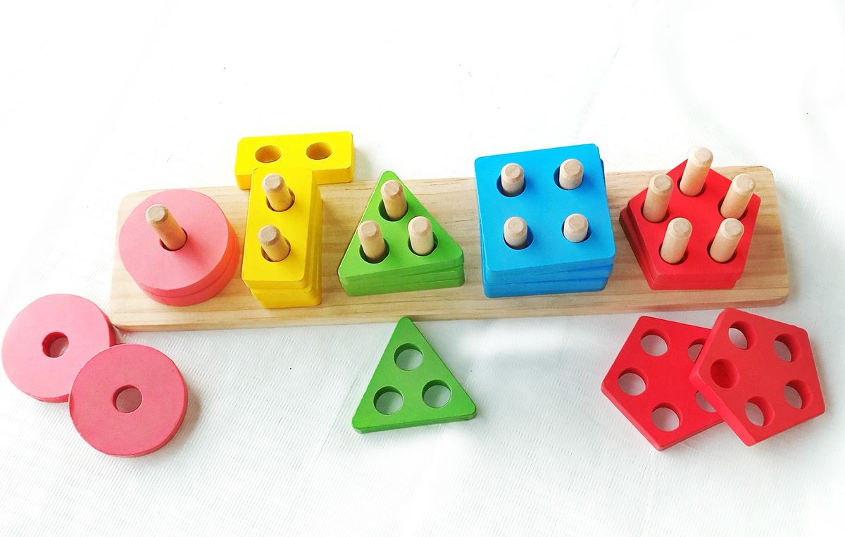 Wooden Shape Sorter Educational Block