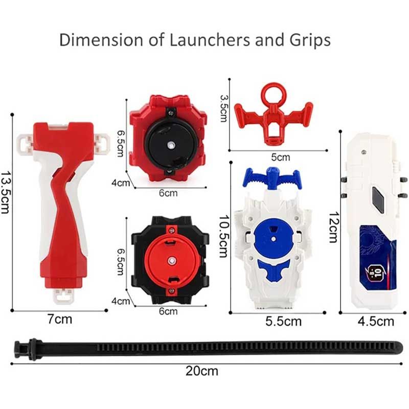 Tops Launchers Beyblade Burst Set Toys With Starter And Arena Metal God Bayblade Bey Blade Blades Sparking Toys-17 Pcs