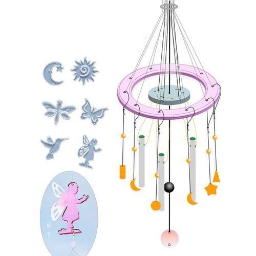 Wind Chimes Silicone Resin Molds Kit Dragonfly