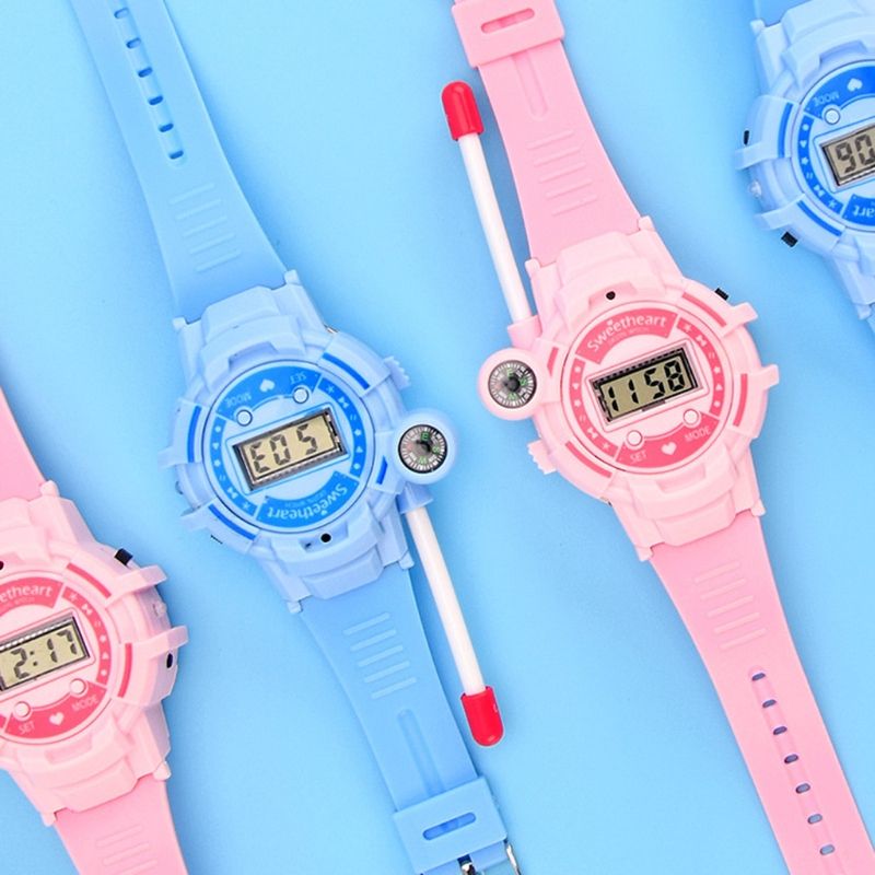HX5D 2 Pcs Children's Watch Walkie-Talkie Toy Kids Time