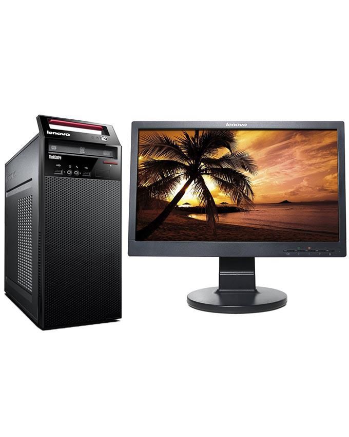 ThinkCentre E73 Intel Dual Core -3.10GHZ (4GB,500GB HDD) FreeDos Desktop + 18.5-Inch Monitor