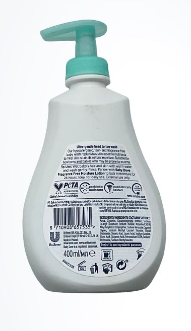 Sensitive Skin Care Head To Toe Wash 400ml (UK)