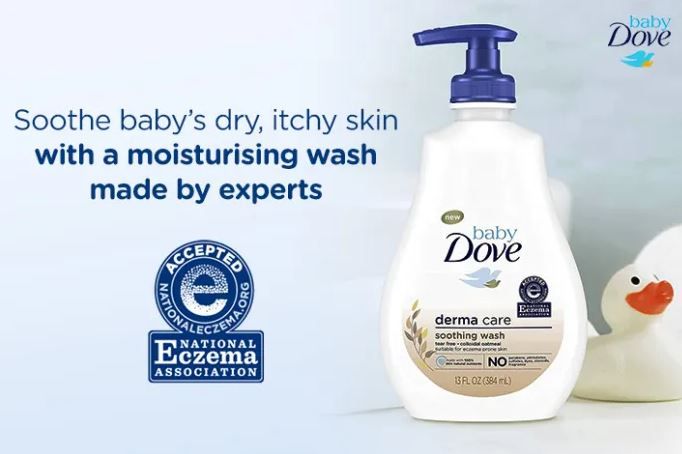 Baby Dove Derma Care Moisturising Wash For Eczema Prone Skin, 400ml